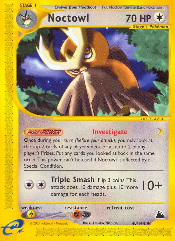 Noctowl 040/144 card from Skyridge