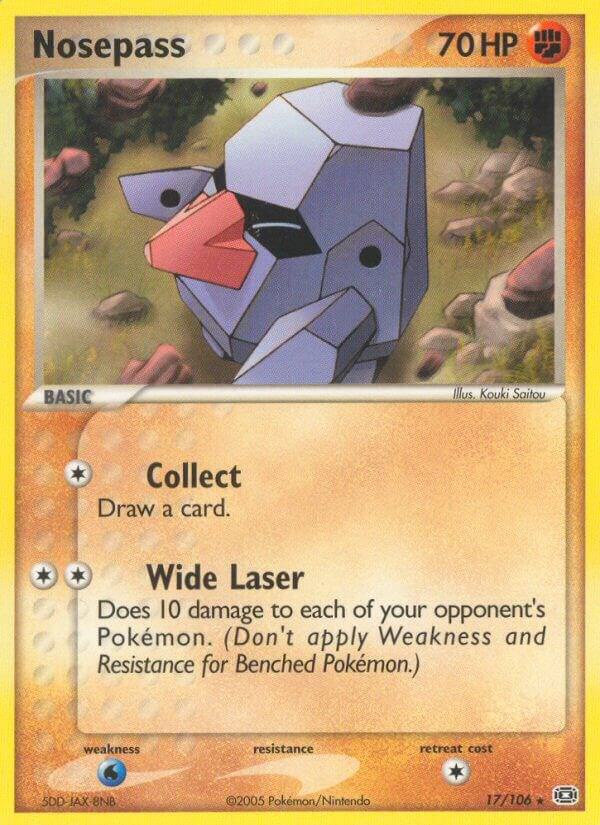 Nosepass 17/106 card from Emerald