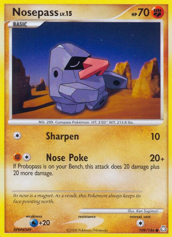 Nosepass 109/146 card from Legends Awakened
