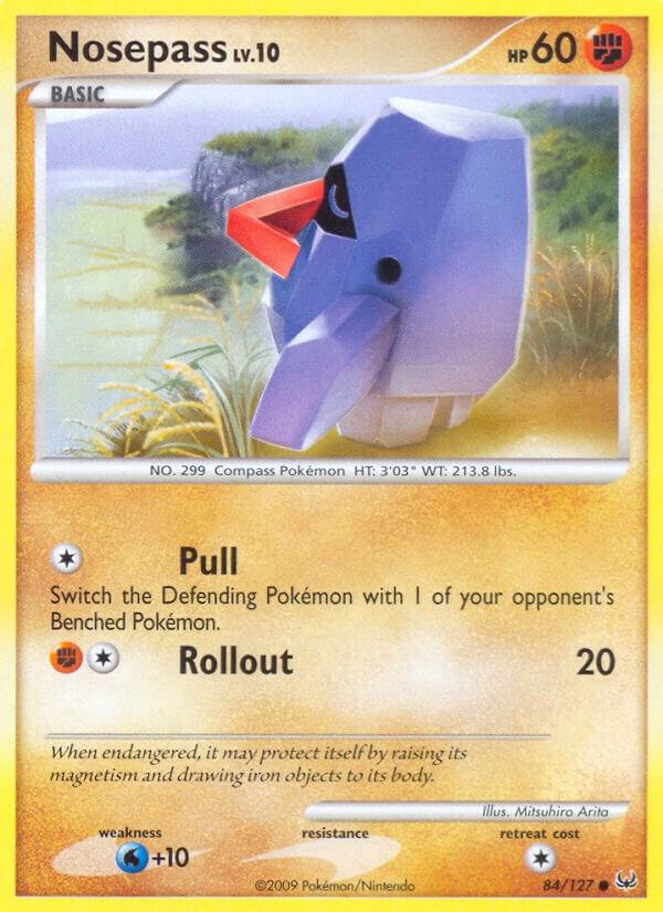Nosepass 84/127 card from Platinum