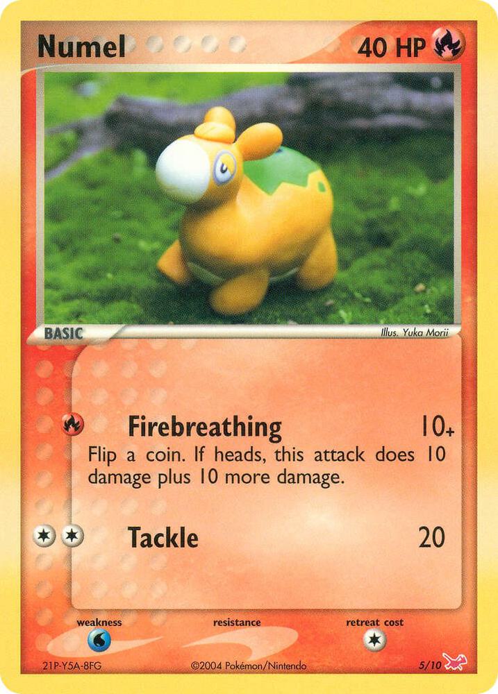 Numel 5/10 card from EX Trainer Kit 1: Latias & Latios
