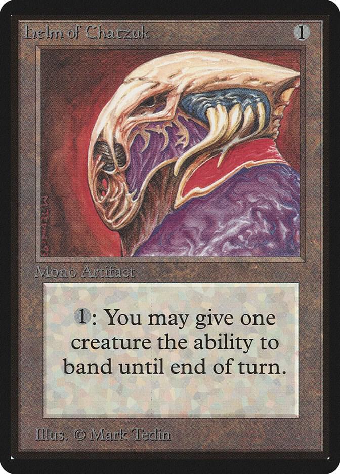 Helm of Chatzuk card from Beta Edition