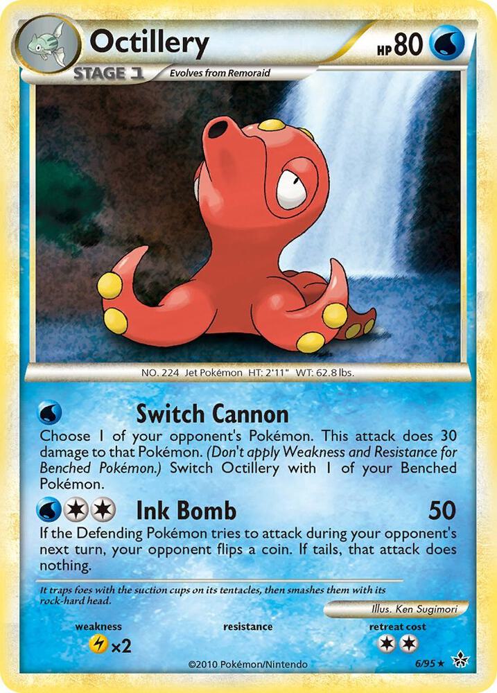 Octillery 6/95 card from Unleashed