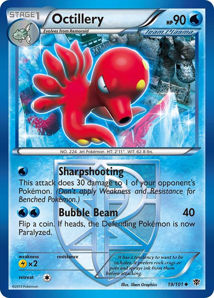 Octillery (Team Plasma) 19/101 card from Plasma Blast