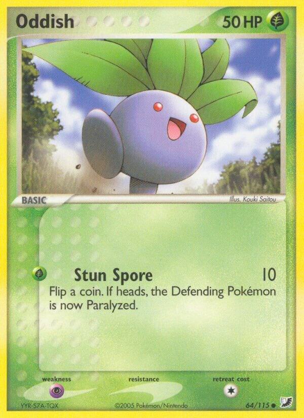Oddish 64/115 card from Unseen Forces