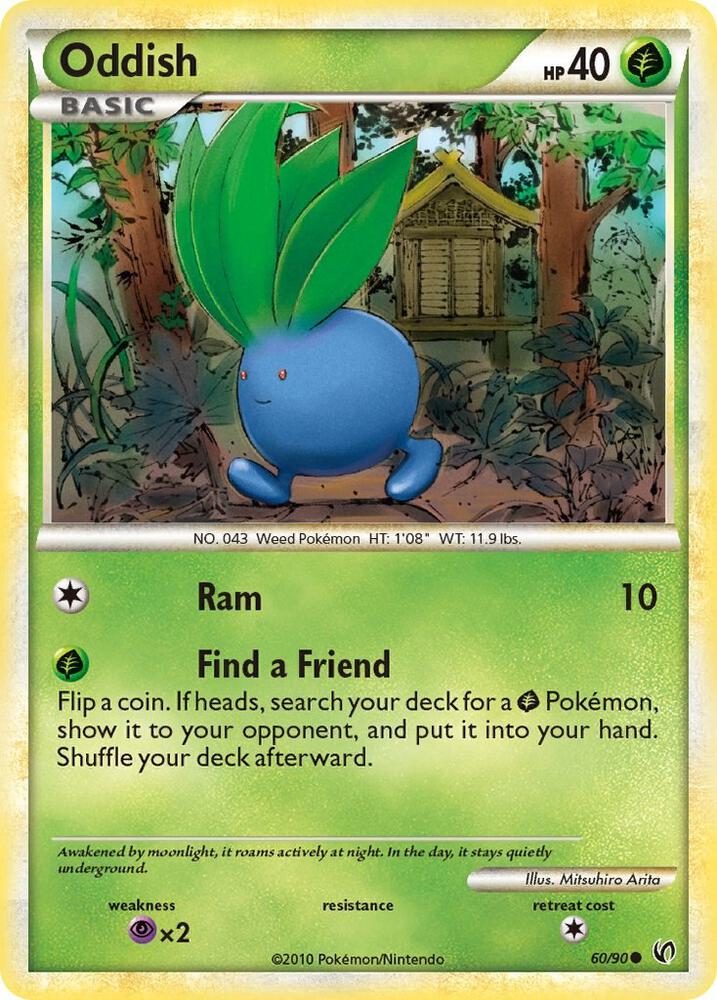 Oddish 60/90 card from Undaunted