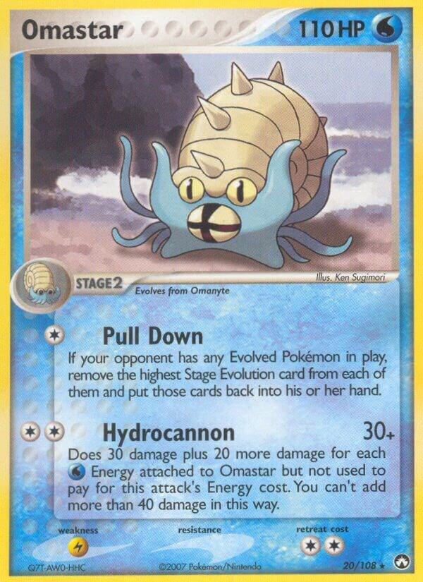 Omastar 20/108 card from Power Keepers