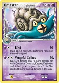 Omastar (Delta Species) 13/110 card from Holon Phantoms