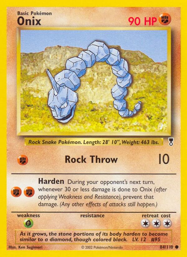 Onix 084/110 card from Legendary Collection
