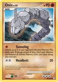 Onix 92/130 card from Diamond and Pearl