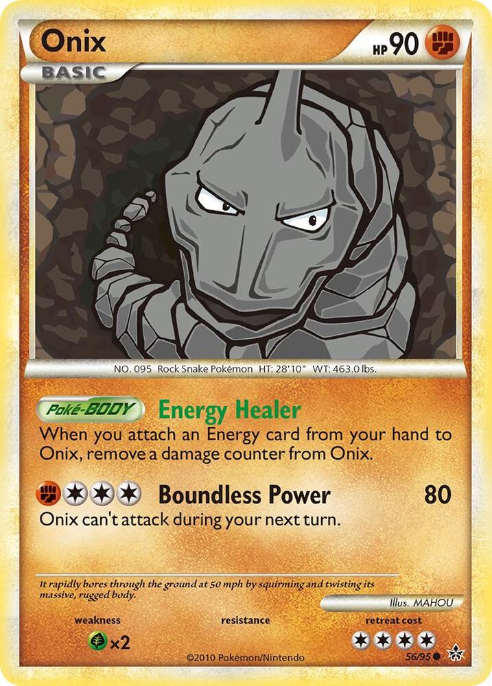 Onix (56) 56/95 card from Unleashed