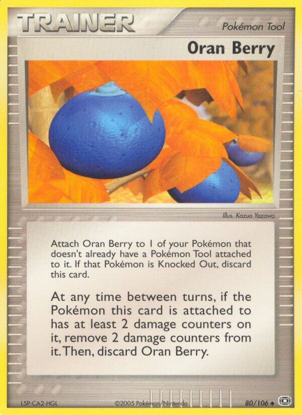 Oran Berry 80/106 card from Emerald