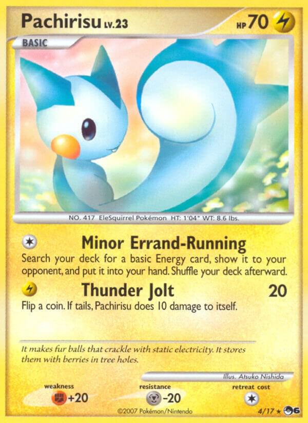 Pachirisu 004/017 card from POP Series 6