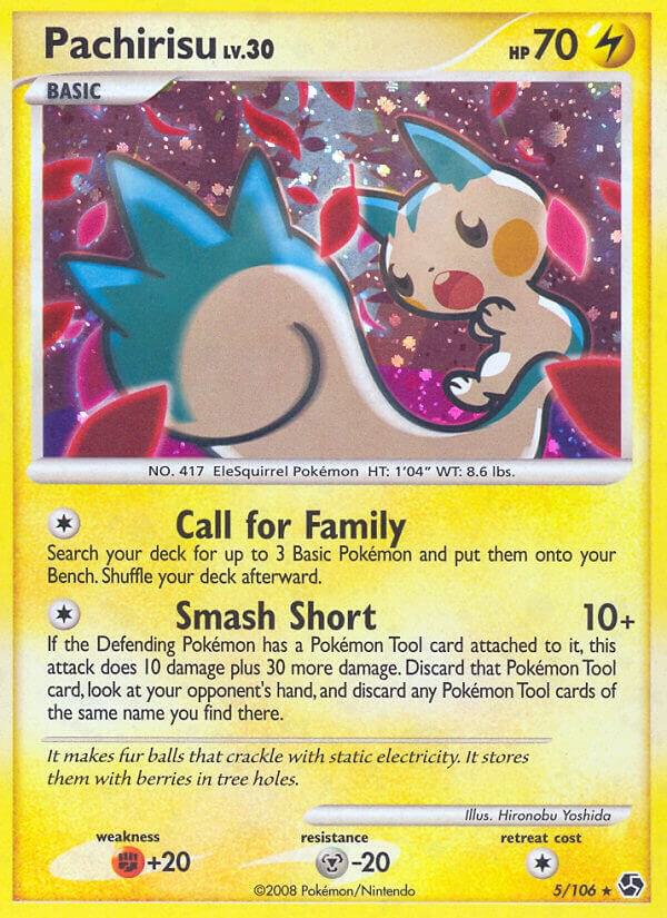 Pachirisu 5/106 card from Great Encounters