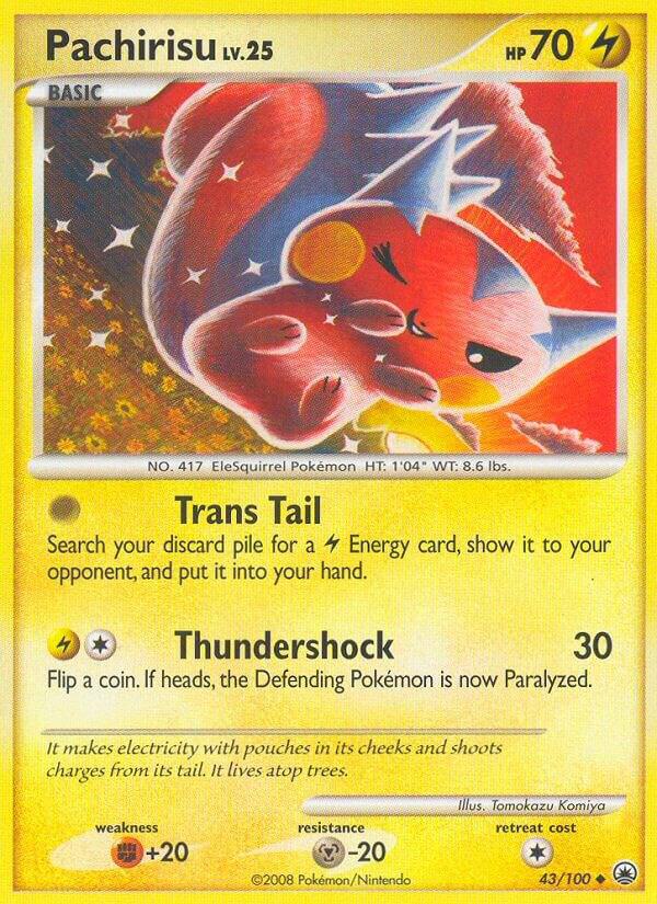 Pachirisu 43/100 card from Majestic Dawn