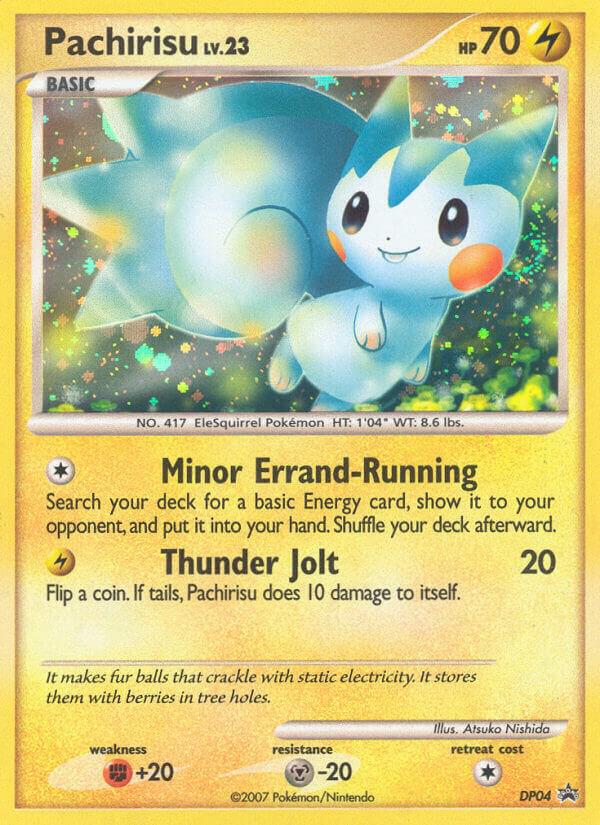 Pachirisu DP04 card from Diamond and Pearl Promos