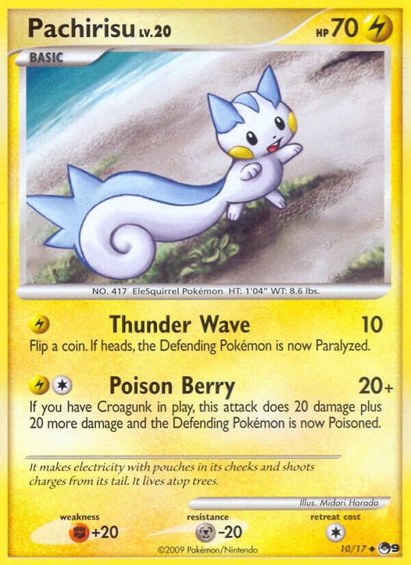 Pachirisu 010/017 card from POP Series 9
