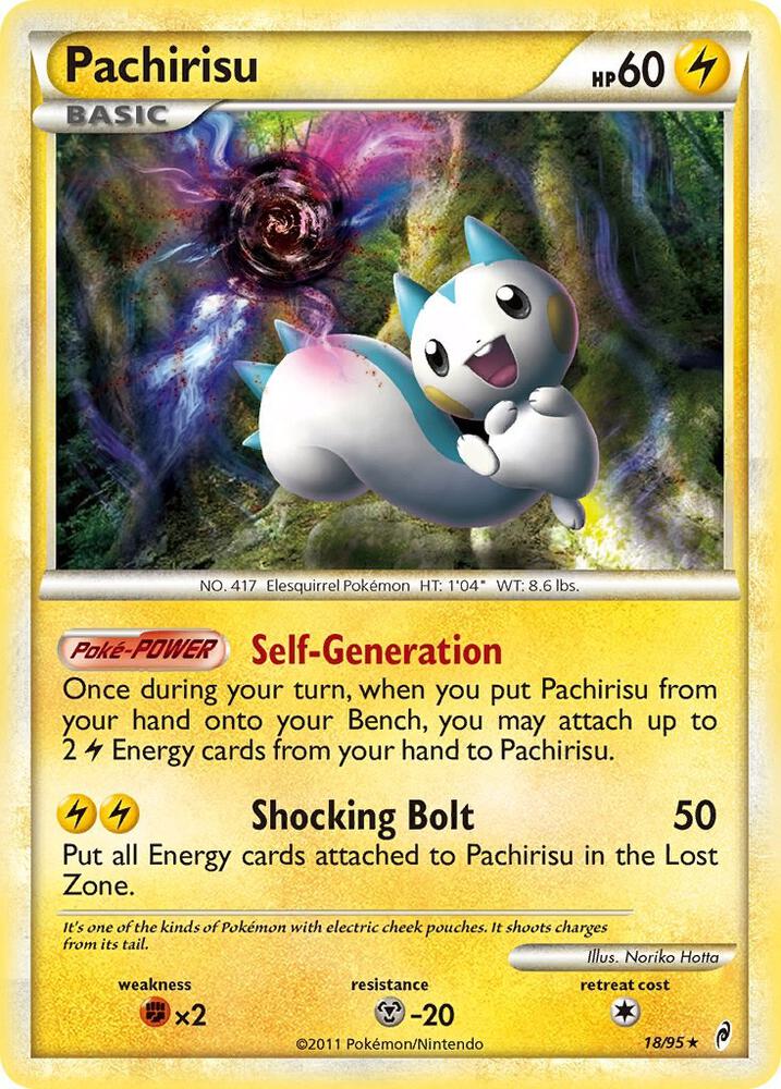 Pachirisu 18/95 card from Call of Legends