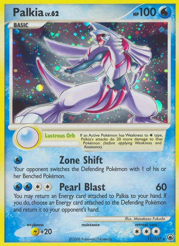 Palkia 11/100 card from Majestic Dawn