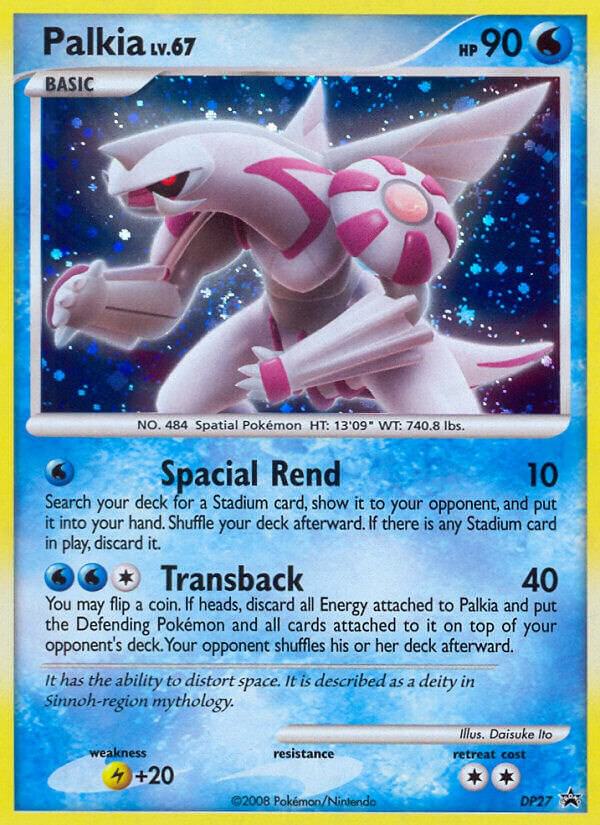 Palkia DP27 card from Diamond and Pearl Promos
