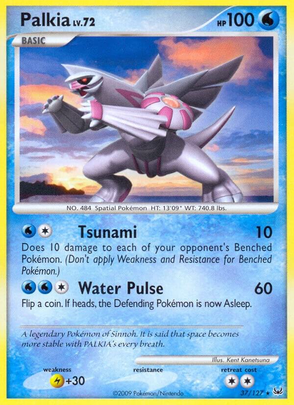 Palkia 37/127 card from Platinum