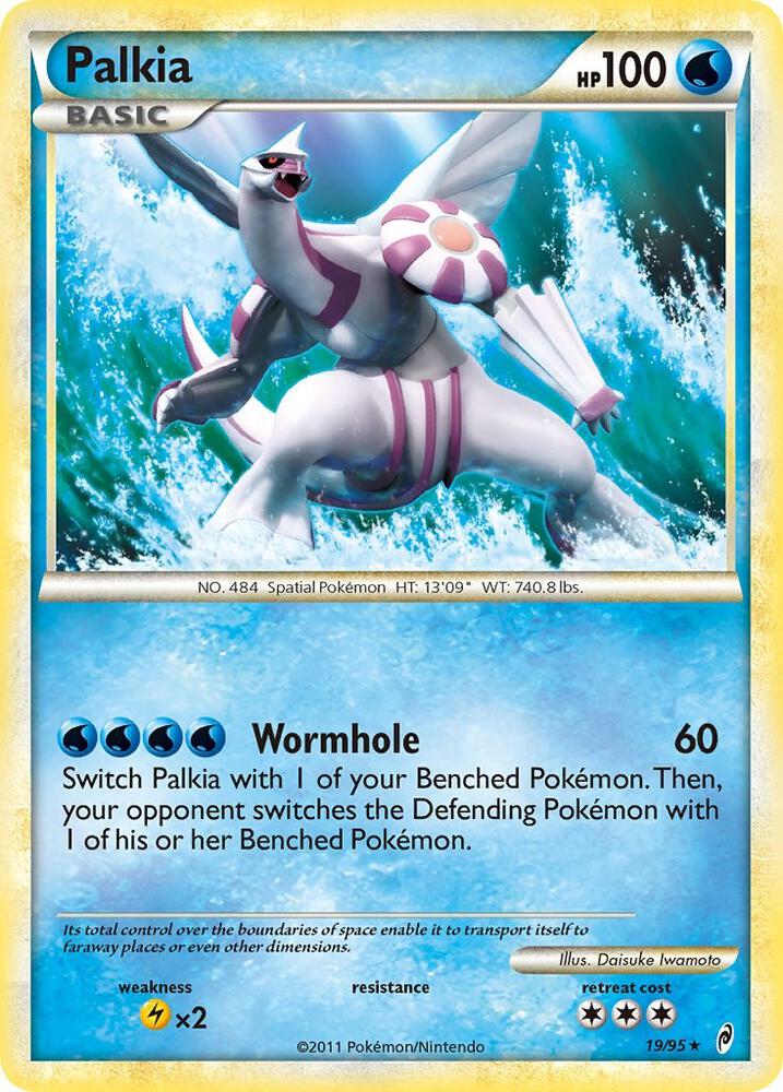 Palkia 19/95 card from Call of Legends