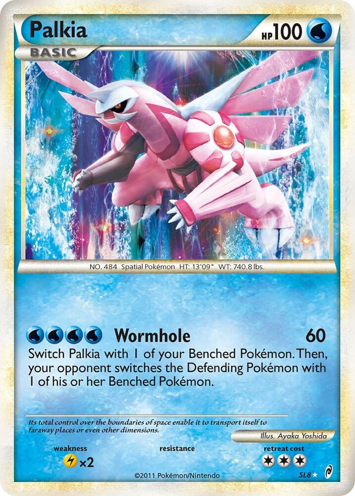 Palkia (Shiny) SL8 card from Call of Legends