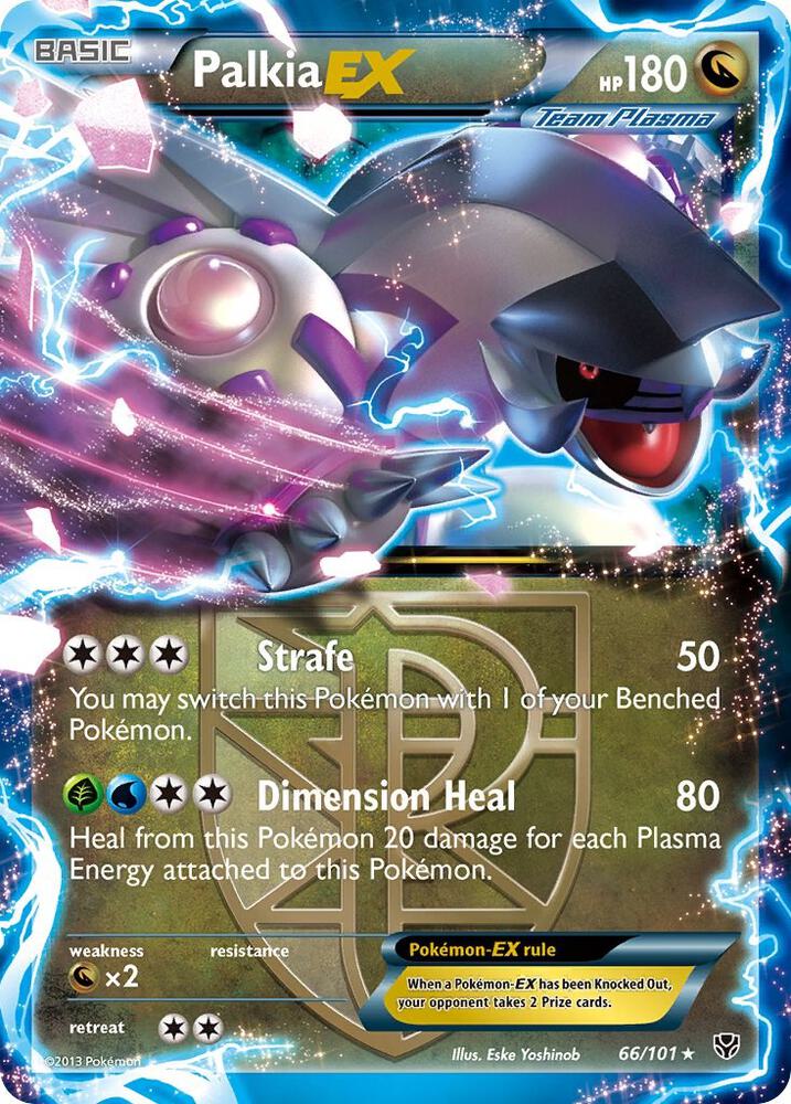 Palkia EX (Team Plasma) 66/101 card from Plasma Blast