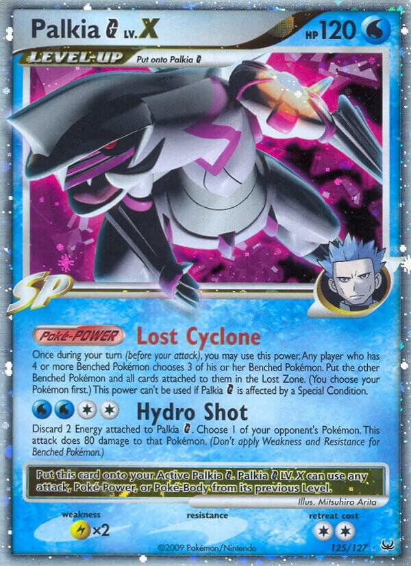 Palkia G Lv.X 125/127 card from Platinum