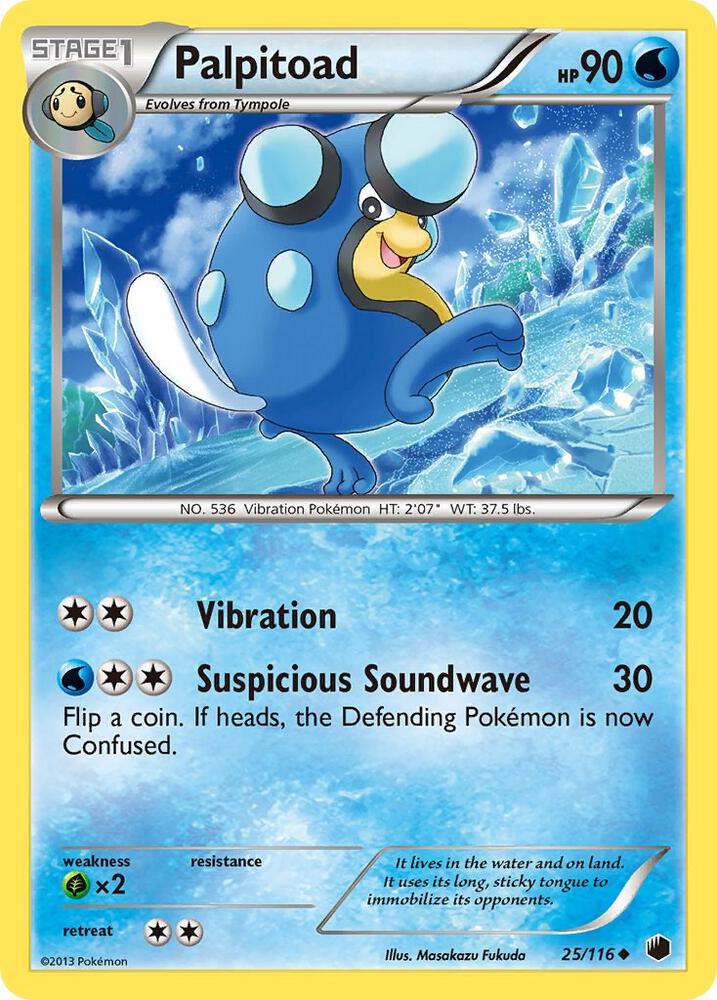 Palpitoad 25/116 card from Plasma Freeze