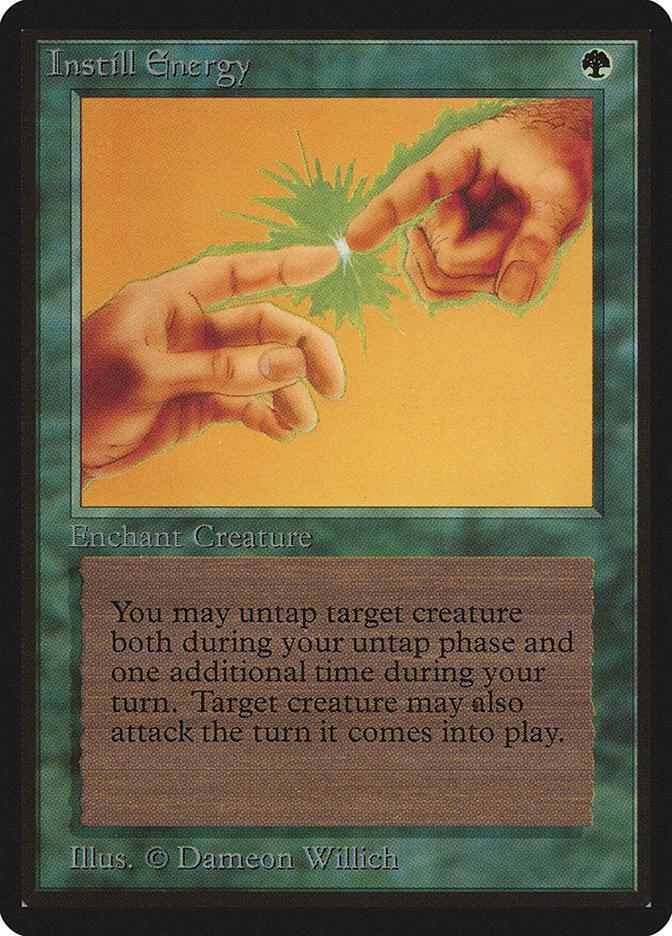 Instill Energy card from Beta Edition