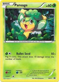 Pansage BW11 card from Black and White Promos