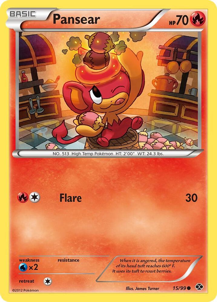Pansear 15/99 card from Next Destinies
