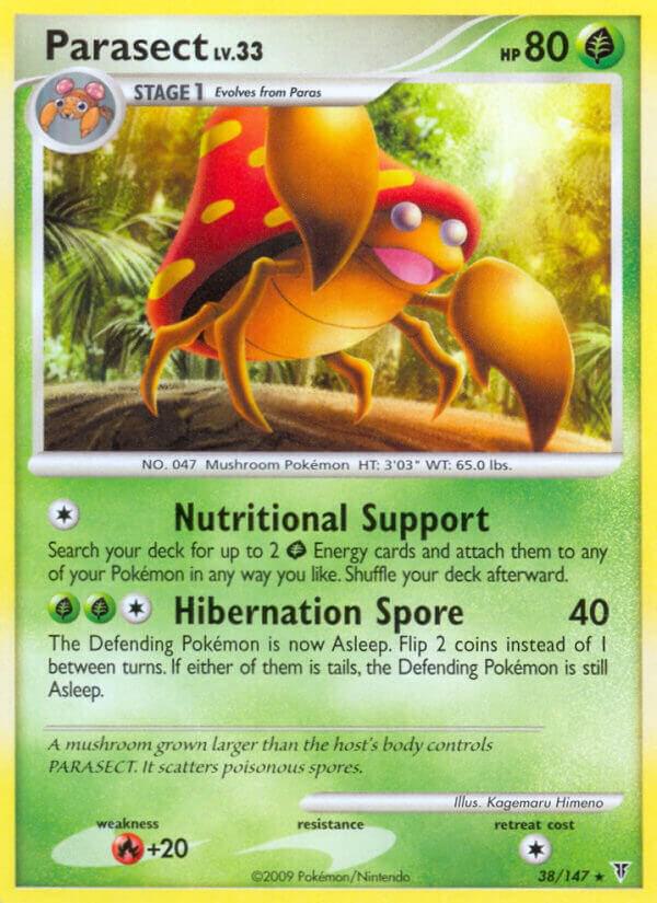 Parasect 38 card from Supreme Victors
