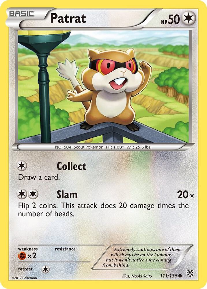 Patrat (111) 111/135 card from Plasma Storm