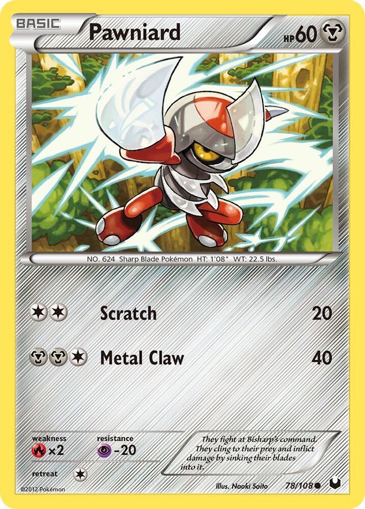 Pawniard 78/108 card from Dark Explorers