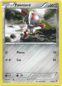 Pawniard 19/39 card from Kalos Starter Set
