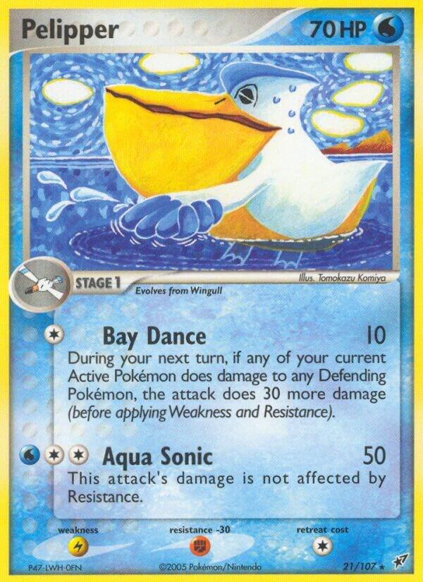Pelipper 21/107 card from Deoxys