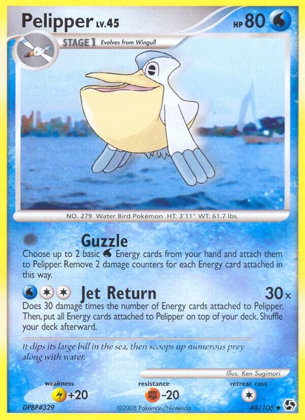 Pelipper 48/106 card from Great Encounters