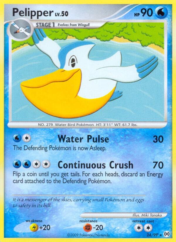 Pelipper (24) 24/99 card from Arceus