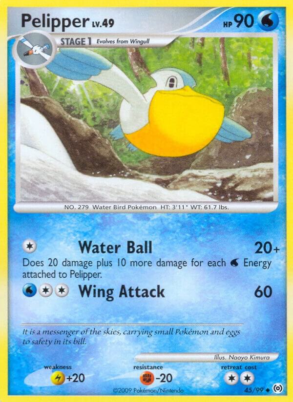 Pelipper (45) 45/99 card from Arceus