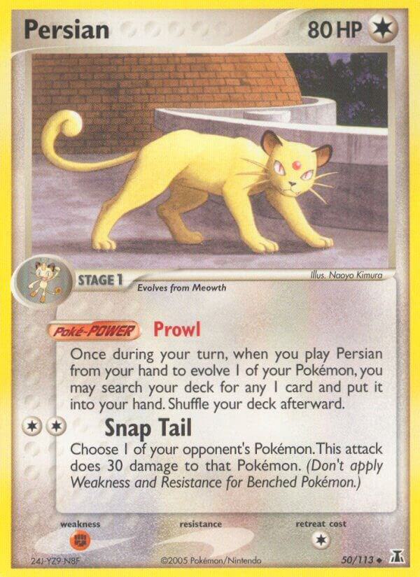 Persian 50/113 card from Delta Species