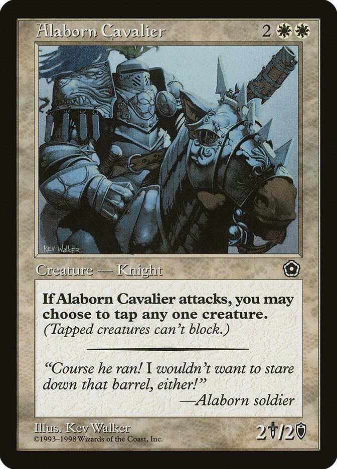 Alaborn Cavalier card from Portal Second Age