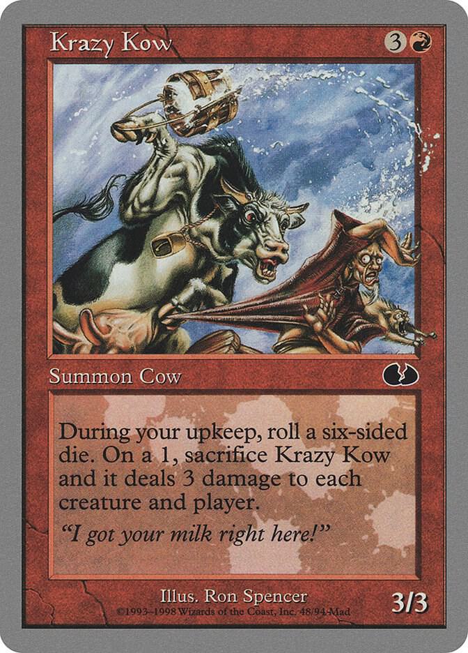 Krazy Kow 48 card from Unglued