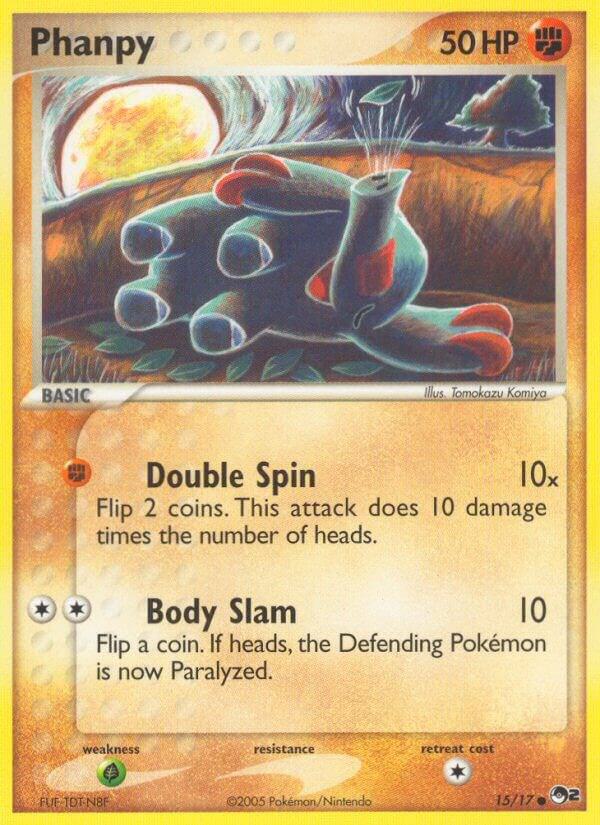 Phanpy 015/017 card from POP Series 2