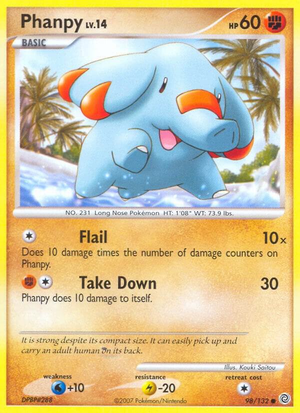 Phanpy 98/132 card from Secret Wonders