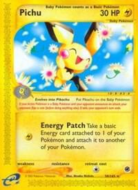 Pichu (58) 058/165 card from Expedition