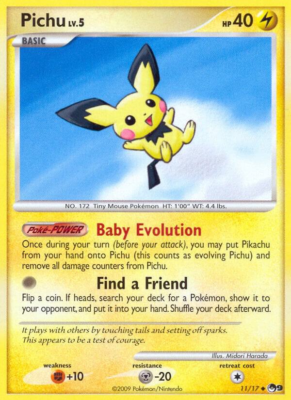 Pichu 011/017 card from POP Series 9