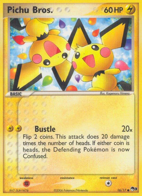 Pichu Bros. 016/017 card from POP Series 3