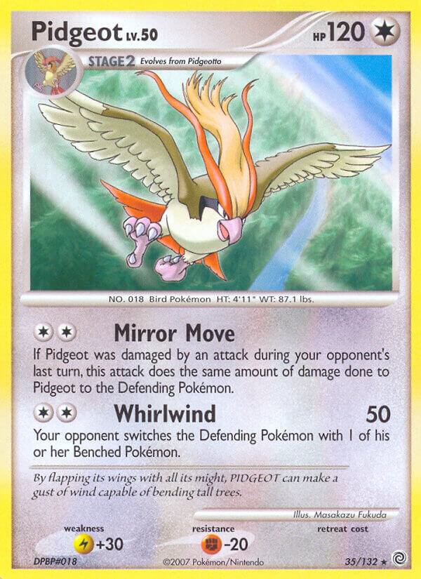 Pidgeot 35/132 card from Secret Wonders